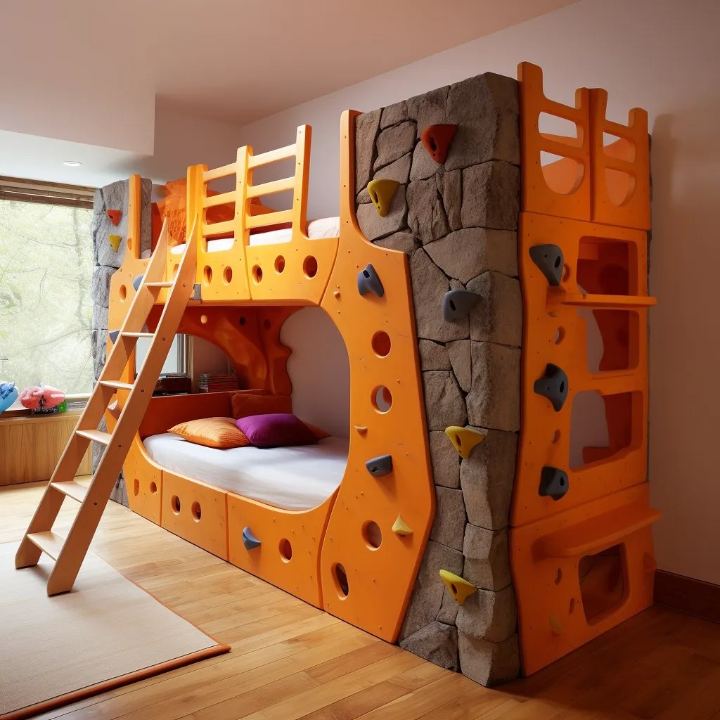 Lofted Beds with Play Area Underneath