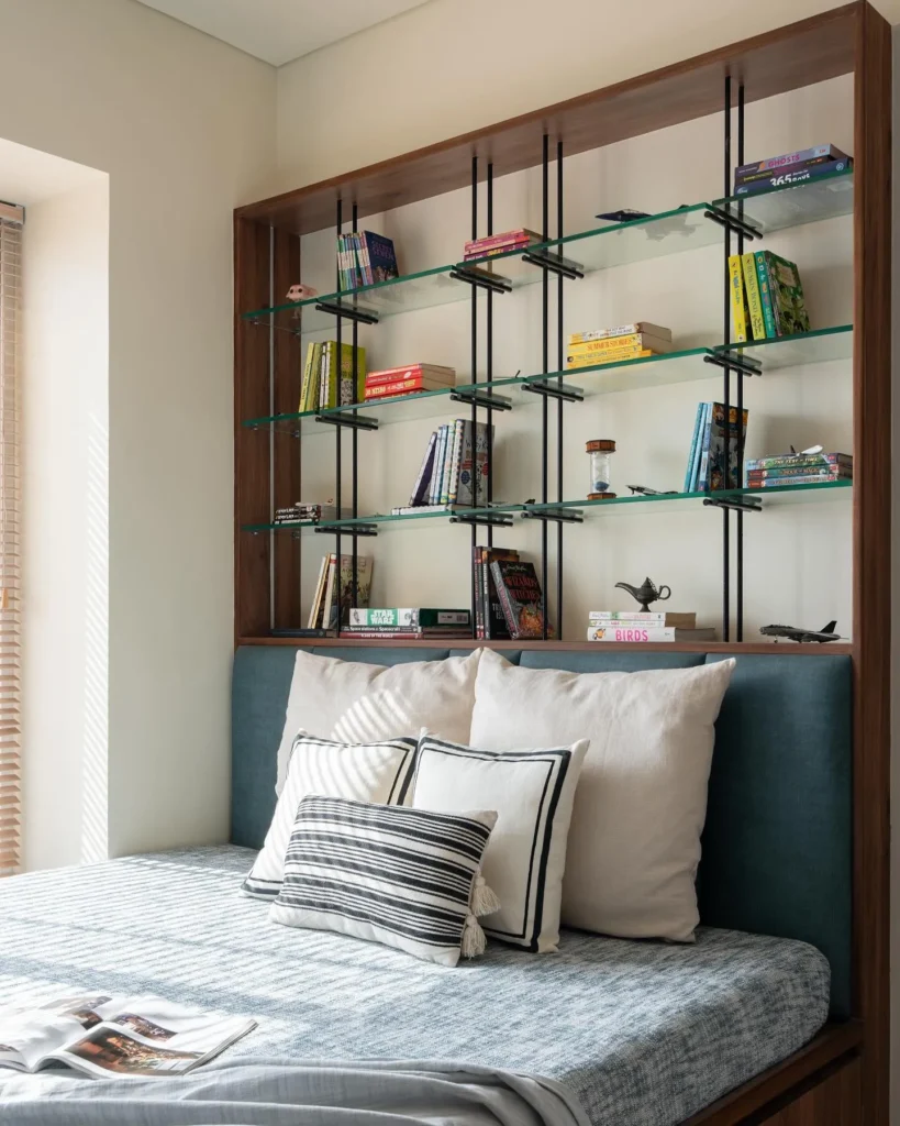 Floating Bookshelves for Bedtime Stories