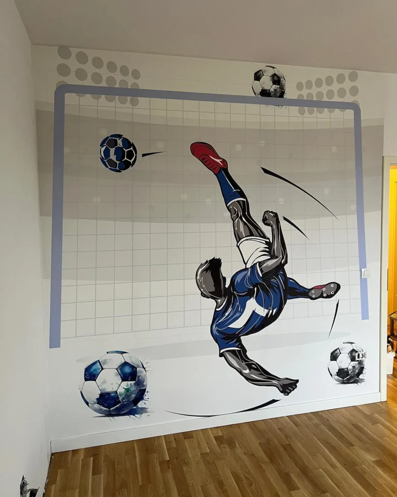 Sports Theme with Equipment Display