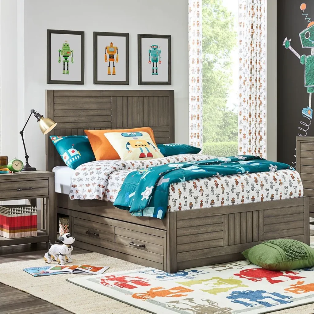 Robot-Themed Bedroom for Young Boys