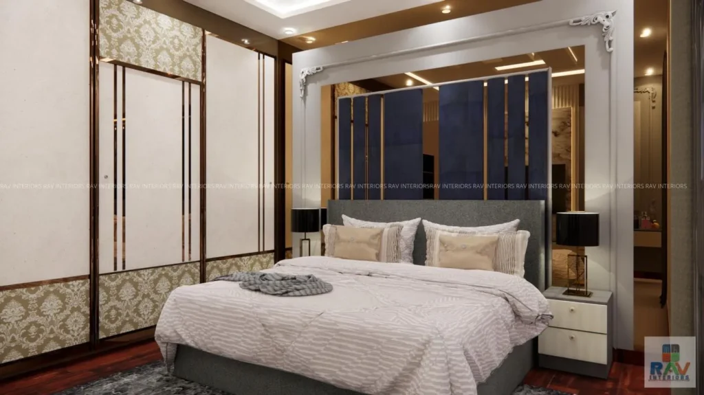 Sophisticated Gold and Navy Accents for Luxurious Appeal