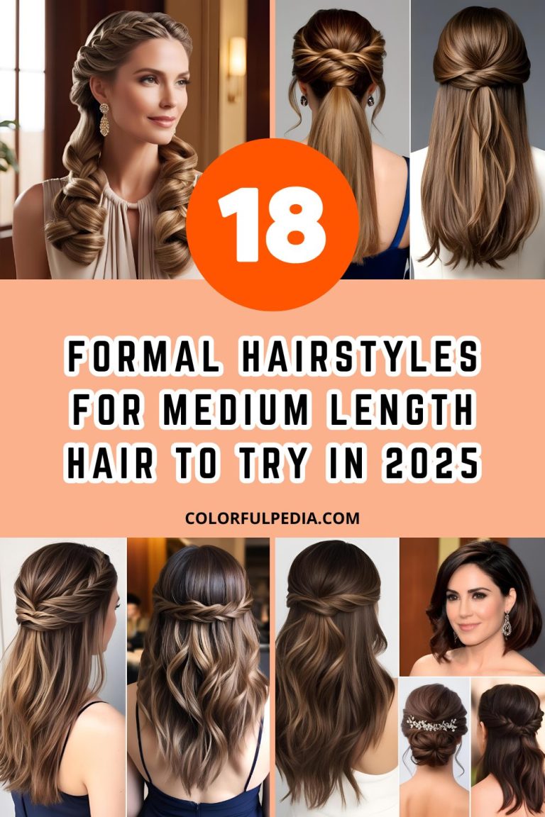 18 Formal Hairstyles For Medium Length Hair Ideas 2025