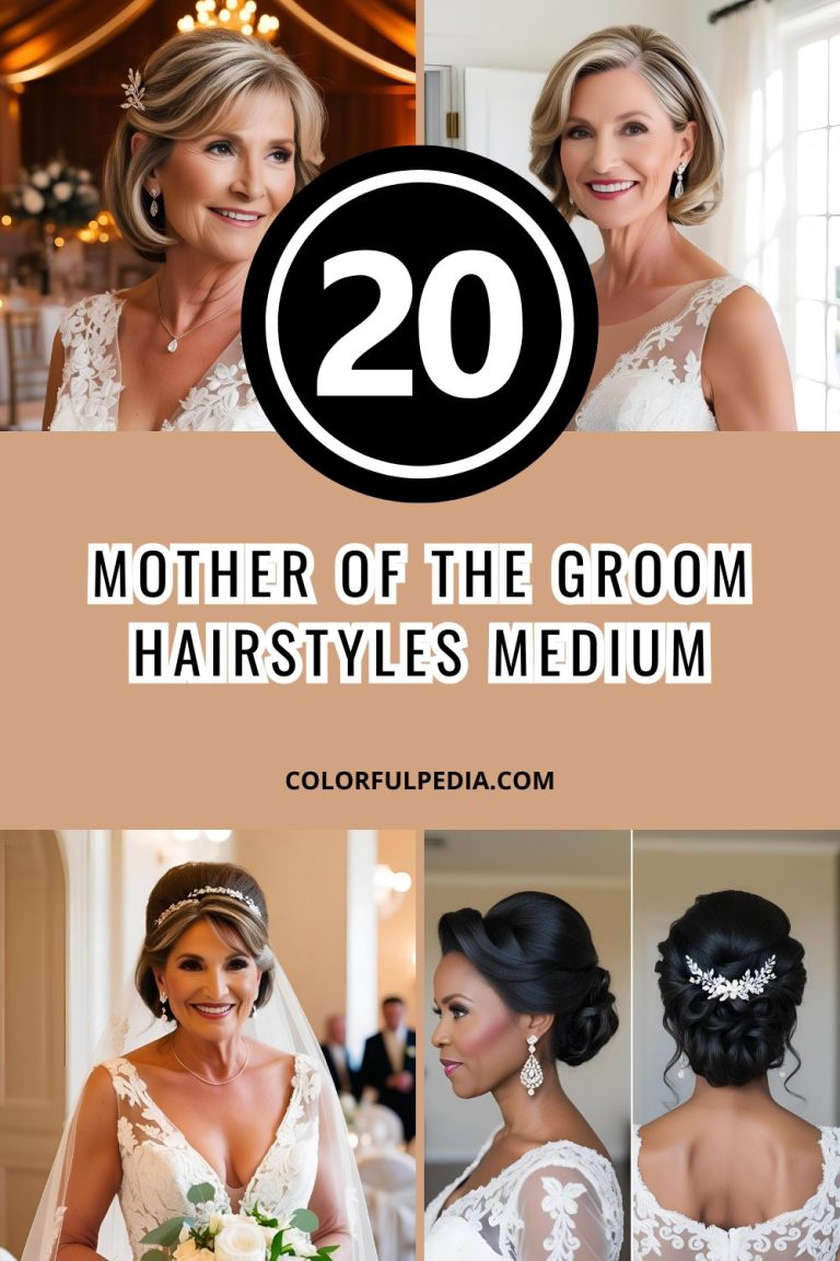 20 Mother of The Groom Hairstyles Medium 2025