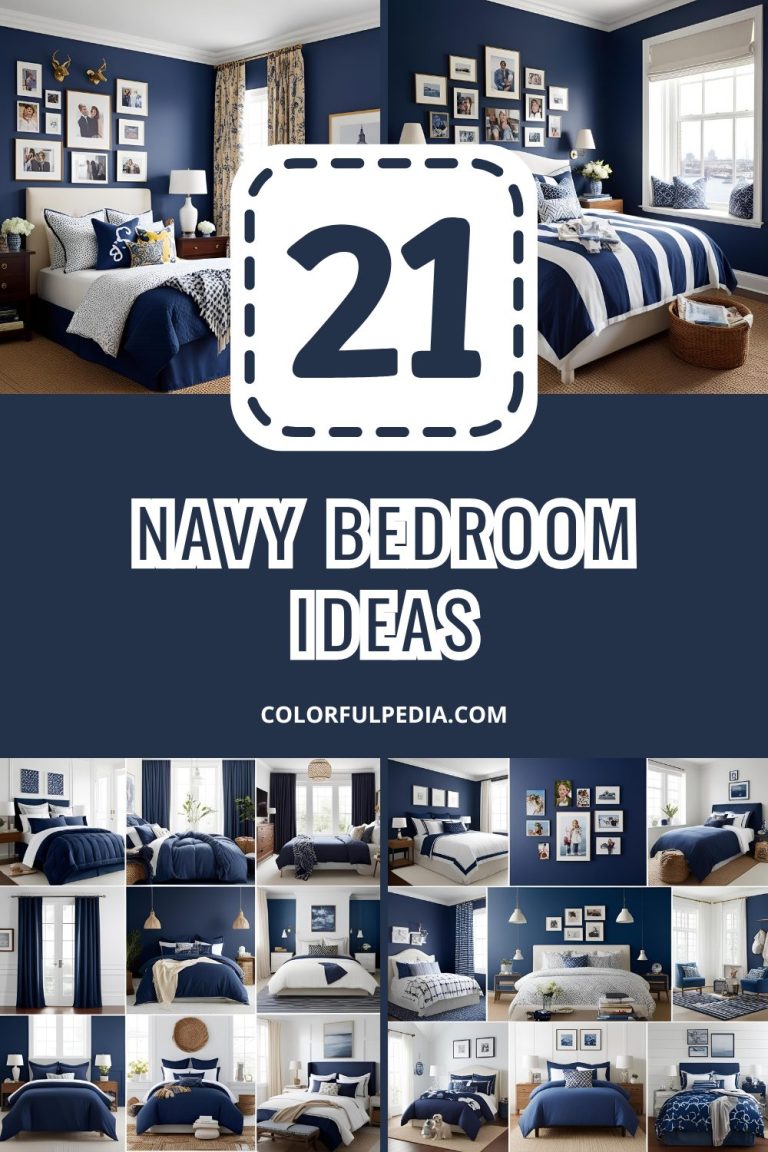 21 Navy Bedroom Ideas