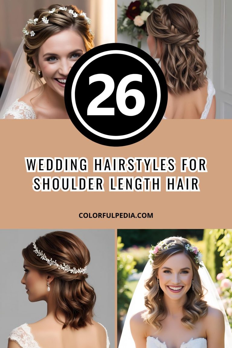 26 Stunning Wedding Hairstyles for Shoulder Length Hair for 2025