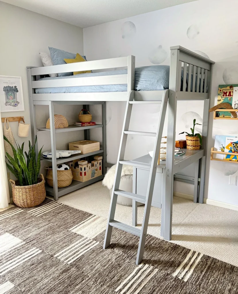 Loft Bed with Desk