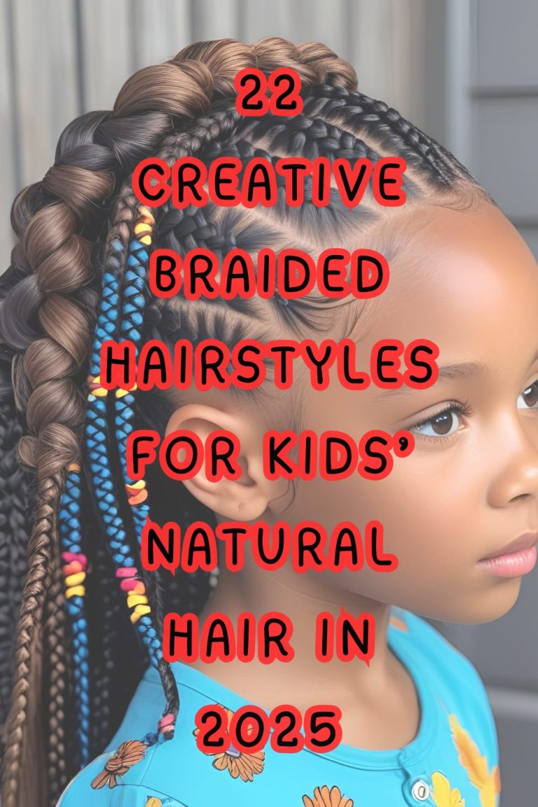 22 Creative and Stylish Braided Hairstyles for Kids Natural Hair for 2025