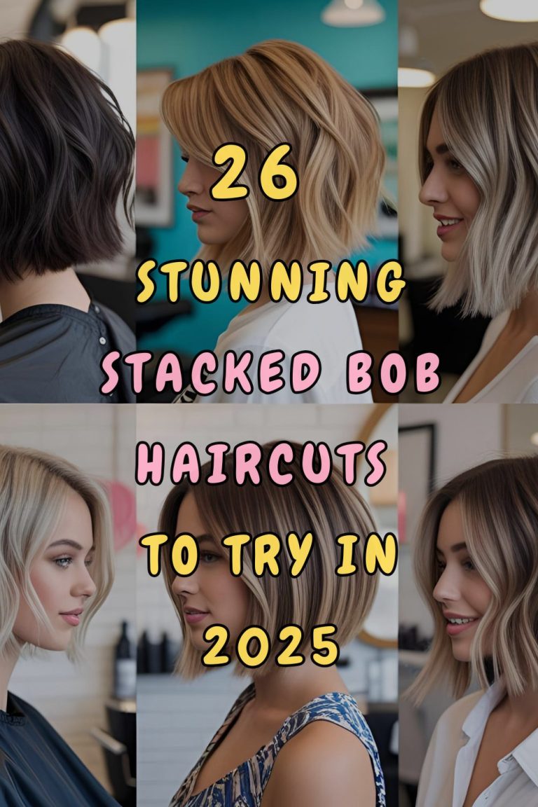 26 Stunning Stacked Bob Haircut Ideas in 2025